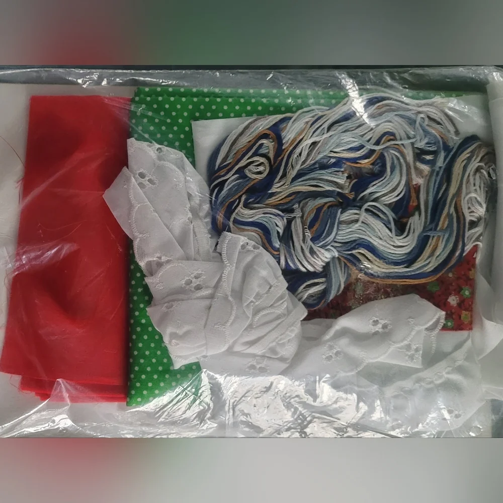 Kappie Kalico Fabric Christmas Wreath Kit To Sew